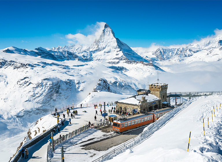 İsviçre Zermatt Kayak Merkezi