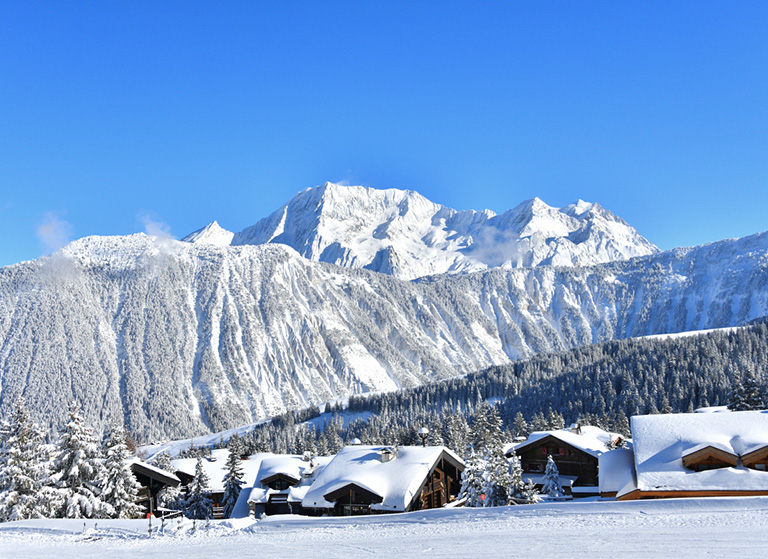 Courchevel Çocuklara uygun kayak pistleri